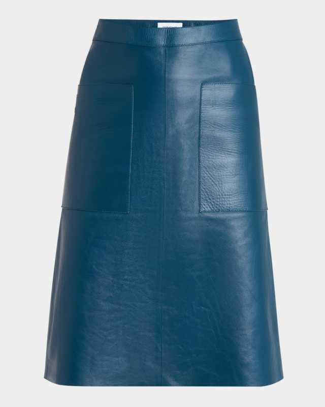 Moon Chrome Free Leather Skirt